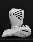 ACTIVI LX Boxing Sparring Gloves (White)