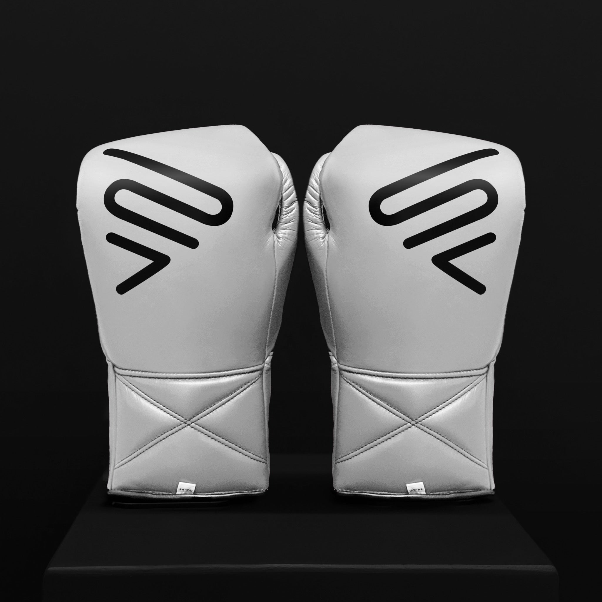 ACTIVI LX Boxing Sparring Gloves (White)