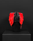 ACTIVI Open Face Headgear (Red)